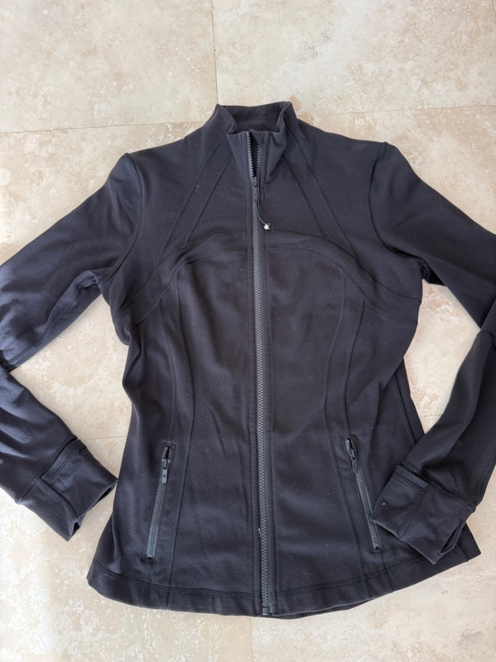 lululemon athletica Black Zip-Up Utility Jacket